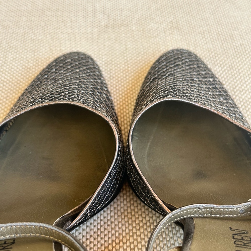 Vintage YSL metallic mesh heels - Picture 4 of 14